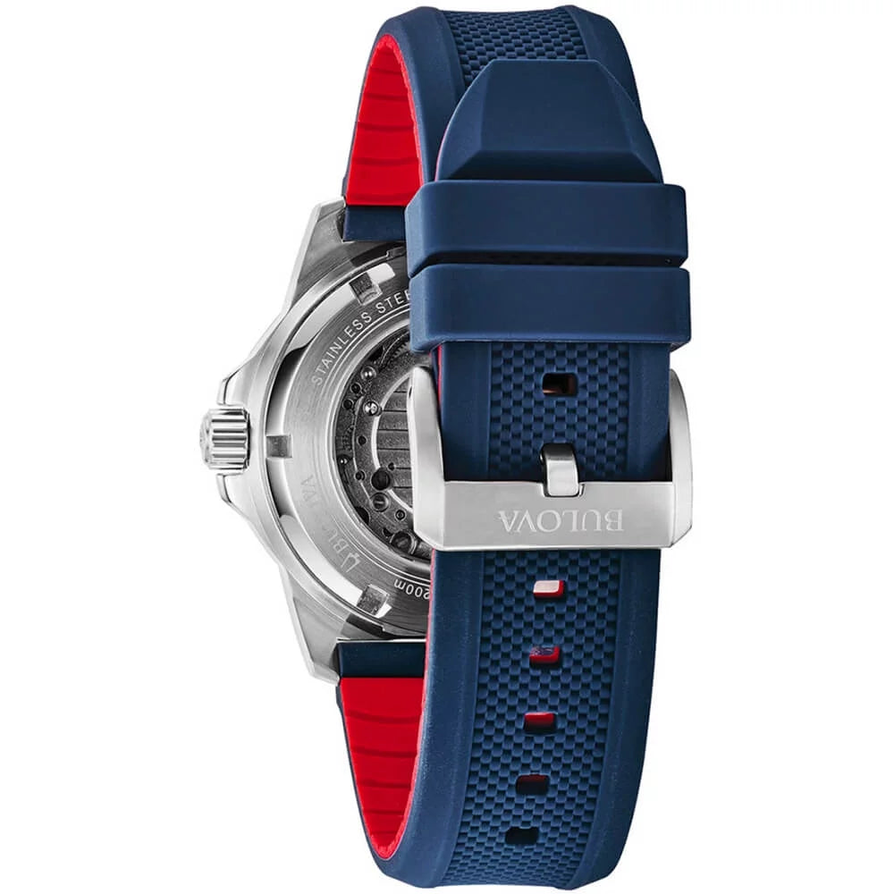 Marine Star Silicone Automatic Mens Watch